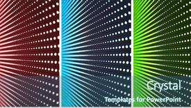  Presentation with abstract red - Cool new PPT theme with abstract video red - three different color led walls backdrop and a ocean colored foreground