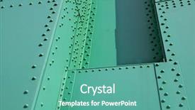  Presentation with paint industry - Amazing PPT theme having abstract view of green painted backdrop and a seafoam green colored foreground