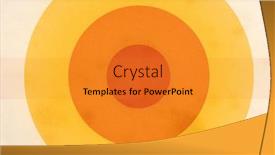  Presentation with abstract circles - Slide deck enhanced with abstract-vintage-background-with-circles background and a gold colored foreground