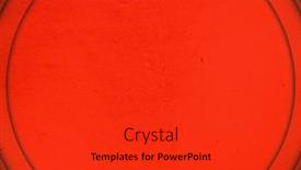  Presentation with abstract circles - Presentation theme consisting of abstract-vintage-background-with-circles background and a red colored foreground