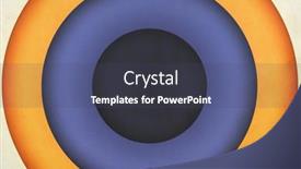  Presentation with abstract circles - Presentation theme consisting of abstract-vintage-background-with-circles background and a ocean colored foreground