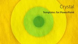  Presentation with abstract circles - Slides featuring abstract-vintage-background-with-circles background and a gold colored foreground