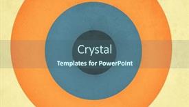  Presentation with abstract circles - PPT layouts having abstract-vintage-background-with-circles background and a ocean colored foreground