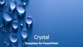  Presentation with abstract water drops - Presentation having abstract water drops background with beautiful light and shadows copy space focus on the center background and a ocean colored foreground