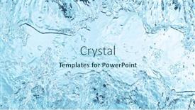  Presentation with blue abstract - Slide set featuring abstract-water-splashes-isolated background and a cool aqua colored foreground