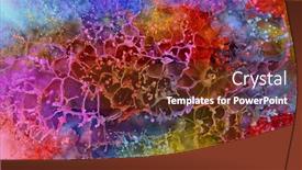  Presentation with abstract watercolor - Cool new theme with abstract-watercolor-background-with-coloured backdrop and a tawny brown colored foreground