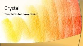  Presentation with abstract watercolor - Amazing slide deck having abstract watercolor hand painted background backdrop and a blonde colored foreground