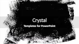  Presentation with abstract watercolor - Amazing presentation having abstract watercolor on white hand backdrop and a black colored foreground