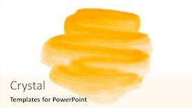  Presentation with abstract watercolor - Slide set featuring abstract-watercolor-paint-isolated background and a blonde colored foreground