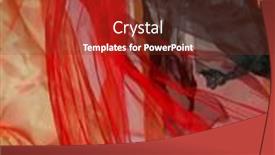  Presentation with abstract wave - Audience pleasing slide deck consisting of abstract-wave-background-organza-close backdrop and a tawny brown colored foreground