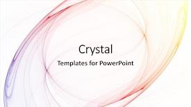  Presentation with abstract wave - Presentation theme enhanced with fluid lines color movement - abstract wave isolated on white background and a pink colored foreground