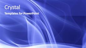  Presentation with blue waves - PPT layouts with black abstract waves - blue smoke may be used background and a cobalt blue colored foreground