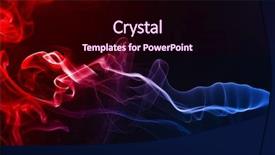  Presentation with smoke - Slide set featuring smoke on the black background background and a wine colored foreground