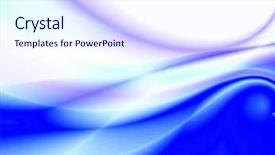  Presentation with tints - Slide deck consisting of abstract waves overflowing the tints background and a sky blue colored foreground