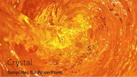  Presentation with alcoholic - Presentation design enhanced with abstract-whirl-shape-of-oil background and a gold colored foreground