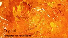  Presentation with alcoholic - Slide deck enhanced with abstract-whirl-shape-of-oil background and a gold colored foreground