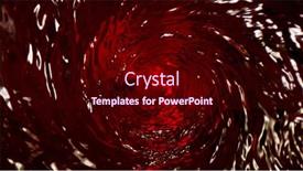  Presentation with abstract and red - PPT layouts consisting of abstract-whirl-shape-of-red background and a wine colored foreground