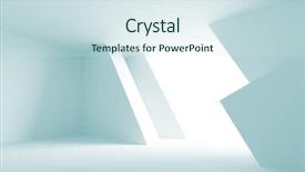  Presentation with architecture futuristic - Audience pleasing slide deck consisting of abstract white - futuristic architecture background backdrop and a sky blue colored foreground