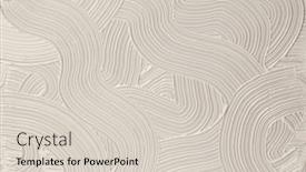  Presentation with abstract wave - PPT theme featuring abstract-white-and-beige-color background and a lemonade colored foreground