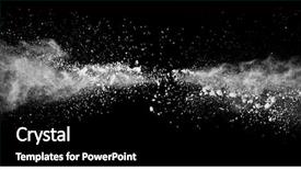  Presentation with black abstract - Beautiful slides featuring abstract white powder explosion isolated backdrop and a black colored foreground