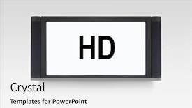  Presentation with definition - PPT theme enhanced with abstract widescreen - high definition television background and a white colored foreground