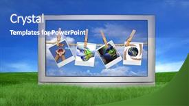  Presentation with issue - Amazing PPT theme having abstract widescreen - large screen television isolated outdoors backdrop and a teal colored foreground