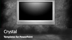  Presentation with silver abstract - PPT layouts with abstract widescreen - silver plasma television hanging background and a dark gray colored foreground