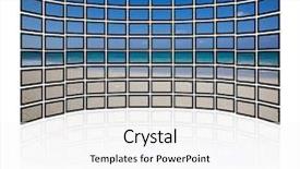  Presentation with beach - Colorful presentation enhanced with abstract widescreen - tfts showing beach backdrop and a pink colored foreground