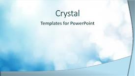  Presentation with winter blue - Audience pleasing slides consisting of abstract winter bokeh backdrop and a cool aqua colored foreground