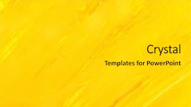  Presentation with abstract watercolor - Cool new slides with abstract yellow background watercolor backdrop and a light gray colored foreground