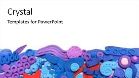  Presentation with modeling - Audience pleasing PPT theme consisting of abstraction of the seabed ocean backdrop and a white colored foreground