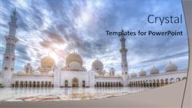  Presentation with uae zayed grand mosque - 