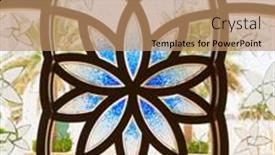  Presentation with zayed - Slide set consisting of abu-dhabi-uae-april-23 background and a coral colored foreground