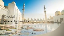  Presentation with uae zayed grand mosque - 