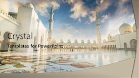  Presentation with uae zayed grand mosque - 