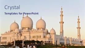  Presentation with uae zayed grand mosque - 