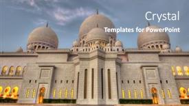  Presentation with uae zayed grand mosque - 