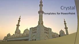  Presentation with uae zayed grand mosque - 
