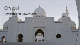  Presentation with uae zayed grand mosque - 