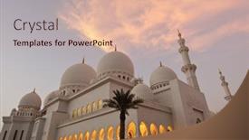  Presentation with uae zayed grand mosque - 