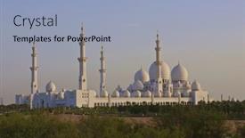 Presentation with uae zayed grand mosque - 