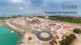  Presentation with abu dhabi - Audience pleasing PPT theme consisting of abu-dhabi-uae-march-25 backdrop and a  colored foreground