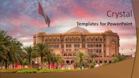  Presentation with abu dhabi united arab emirates - Colorful presentation design enhanced with abu-dhabi-uae-march-25 backdrop and a coral colored foreground