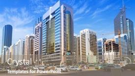  Presentation with abu dhabi united arab emirates - Colorful PPT theme enhanced with abu-dhabi-uae-march-25 backdrop and a gray colored foreground