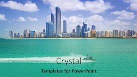  Presentation with abu dhabi united arab emirates - Cool new slide set with abu-dhabi-uae-march-27 backdrop and a teal colored foreground