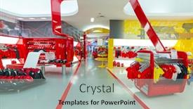  Presentation with amusement park - PPT theme having abu-dhabi-uae-march-27 background and a light gray colored foreground