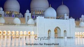 Presentation with uae zayed grand mosque - 