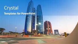  Presentation with third - Audience pleasing slide deck consisting of abu-dhabi-uae-march-28 backdrop and a teal colored foreground