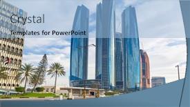  Presentation with abu dhabi - Audience pleasing presentation design consisting of abu-dhabi-uae-march-29 backdrop and a light blue colored foreground