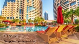  Presentation with abu dhabi - PPT theme consisting of abu-dhabi-uae-march-30 background and a coral colored foreground